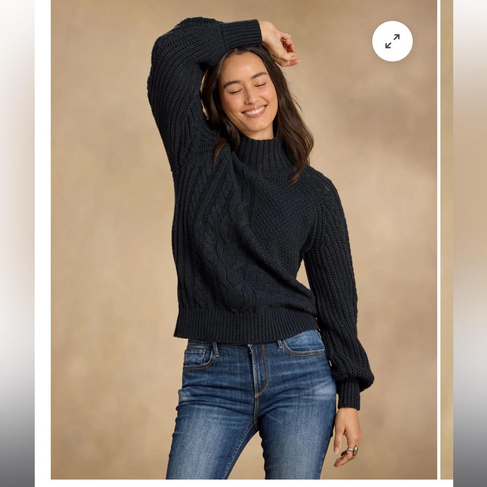 Sundance - Hayden Turtleneck - NWOT - Onyx - Small